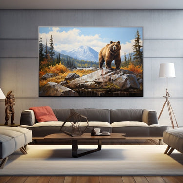 Bear Canvas Painting